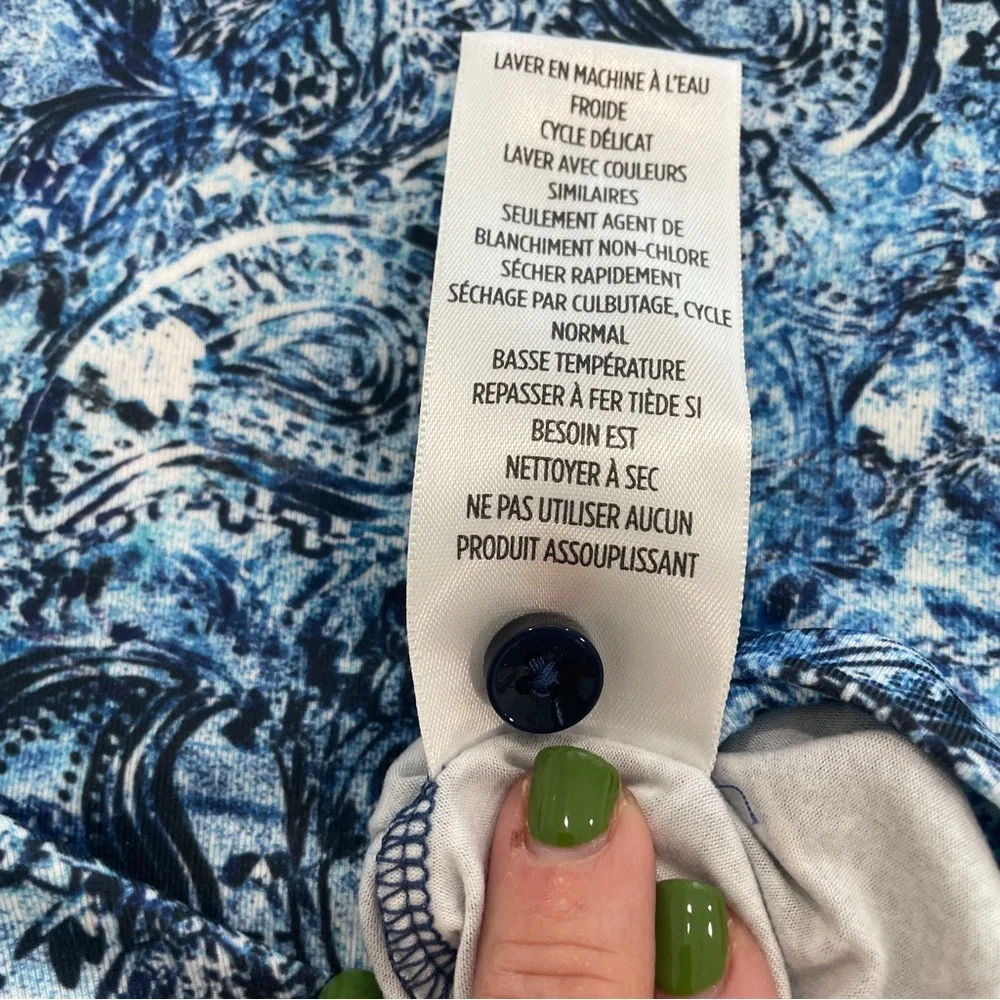 ROBERT GRAHAM Golf Clubhouse Blue Paisley UV Wicking Short Sleeve Polo NWT (XXL - Picture 12 of 13